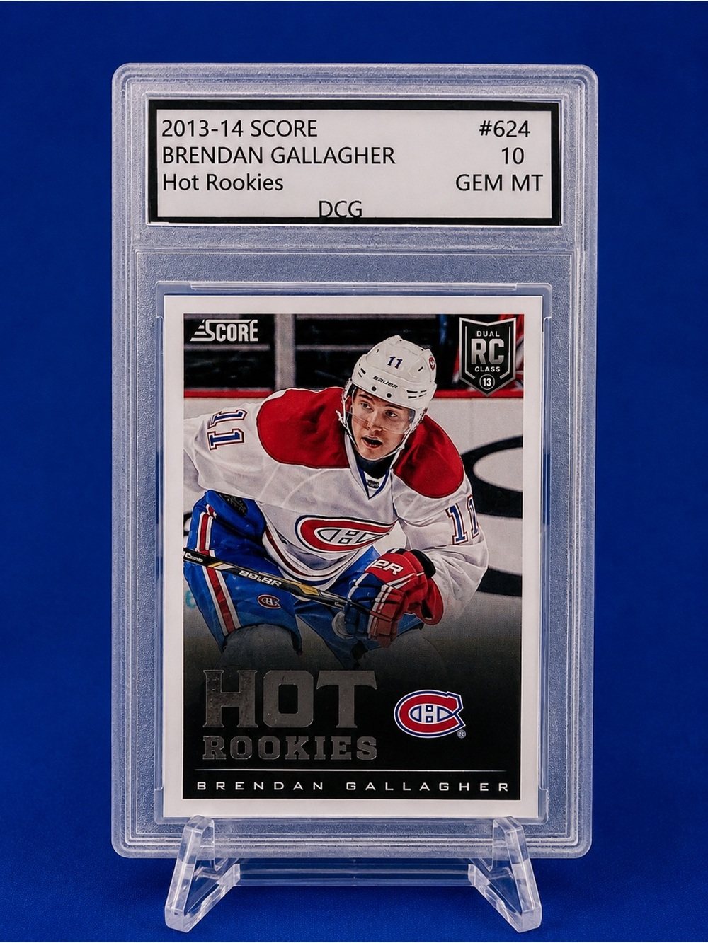 Panini Rookie Hockey Card - Brendan Gallagher Montreal Canadiens